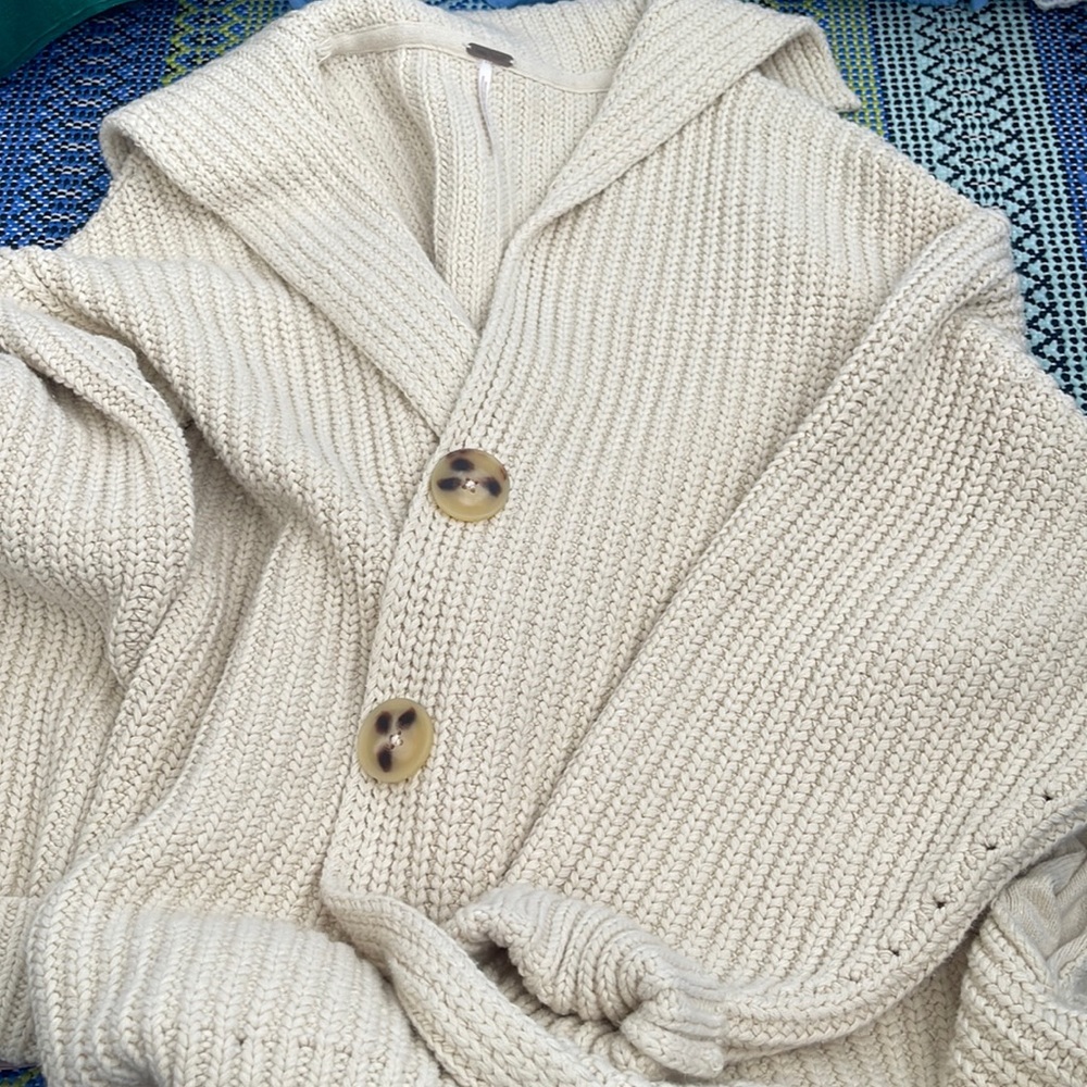 Cream cardigan free people